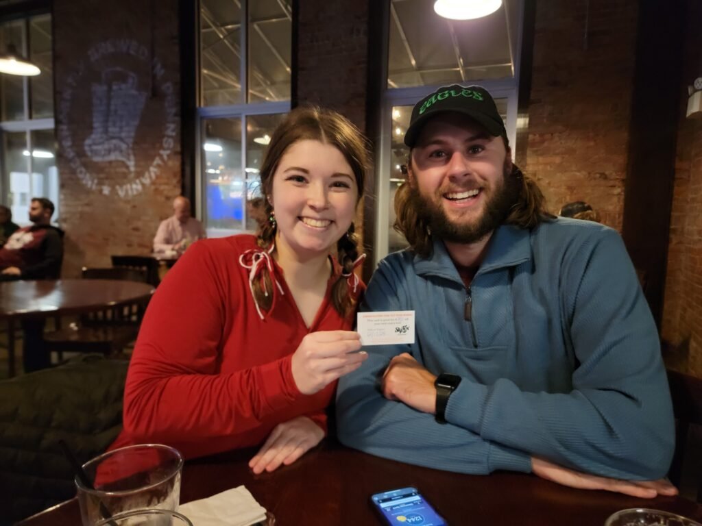 Awesome Wyomissing Trivia & Music Bingo @ Sly Fox Taphouse 6 - Trivia in Reading PA, Music Bingo in Reading PA Winner at Trivia in Wyomissing PA