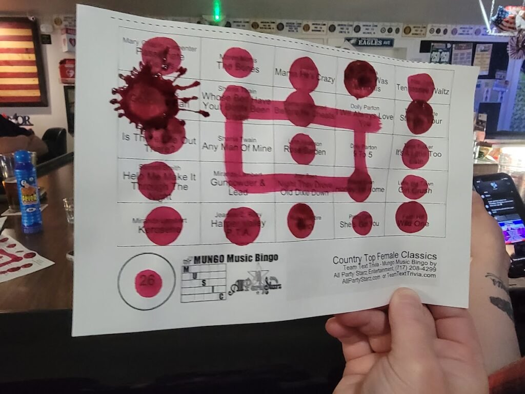 Awesome Morgantown Trivia & Music Bingo @ American Legion, Thurs 6:30 pm PM 4-10-25 11 - Trivia in Reading PA, Music Bingo in Reading PA Morgantown PA Music Bingo Winners 03-13-2025