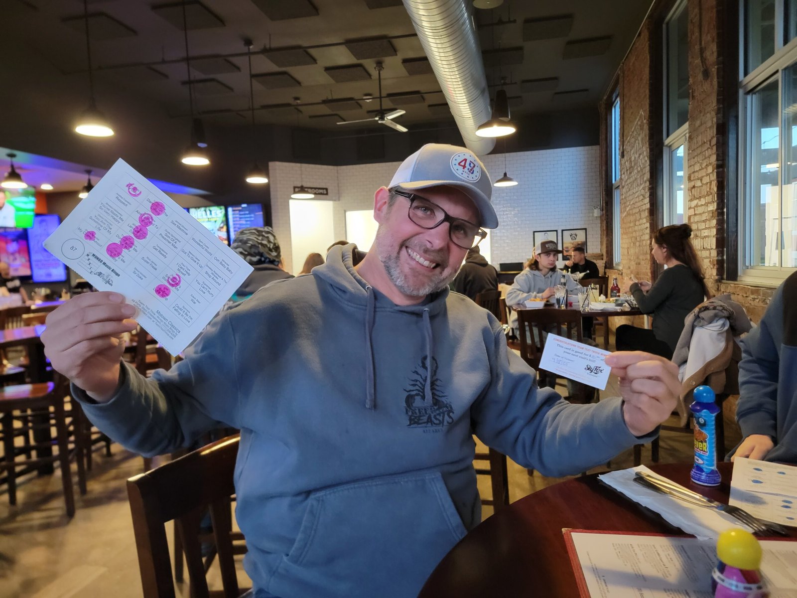 Pop Culture Wyomissing Trivia & Music Bingo @ Sly Fox Taphouse, Tues 6PM 4-22-25 10 - Trivia in Reading PA, Music Bingo in Reading PA Wyomissing Music Bingo Winner 4 8 25 02