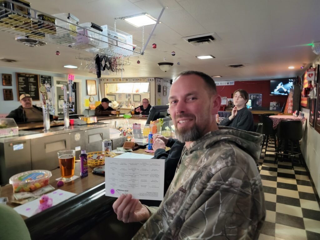 Fun Morgantown Trivia & Music Bingo @ American Legion, Thurs 6:30 pm PM 5-8-25 9 - Trivia in Reading PA, Music Bingo in Reading PA Morgantown PA Music Bingo Winners MUNGO Ducked at Morgantown PA American Legion 01